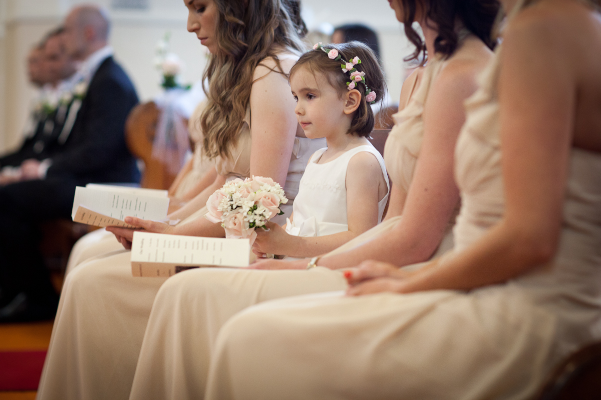 flower girl white flowers